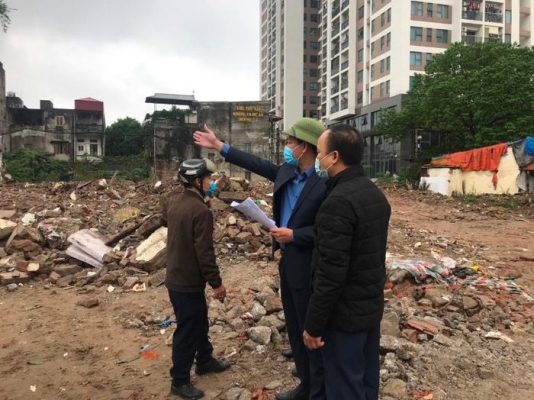 Quận Hoàng Mai: Kiên quyết cưỡng chế GPMB dự án đường 2,5 qua phường Định Công 5